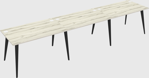 Modern rectangular office desk
