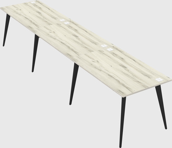 Modern rectangular office desk