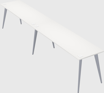 Modern rectangular office desk