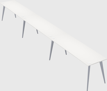 Modern rectangular office desk