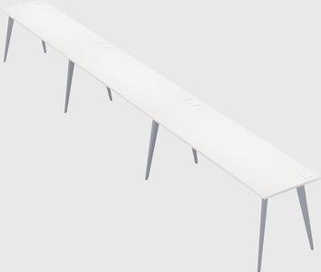 Modern rectangular office desk