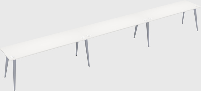 Modern rectangular office desk