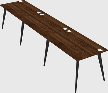 Modern rectangular office desk