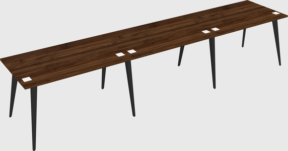 Modern rectangular office desk