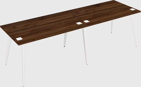 Modern rectangular office desk