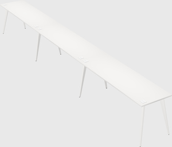 Modern rectangular office desk