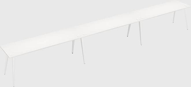 Modern rectangular office desk
