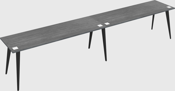 Modern rectangular office desk