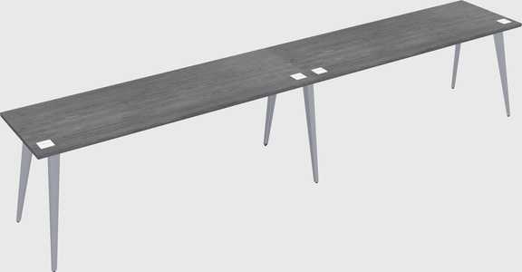 Modern rectangular office desk