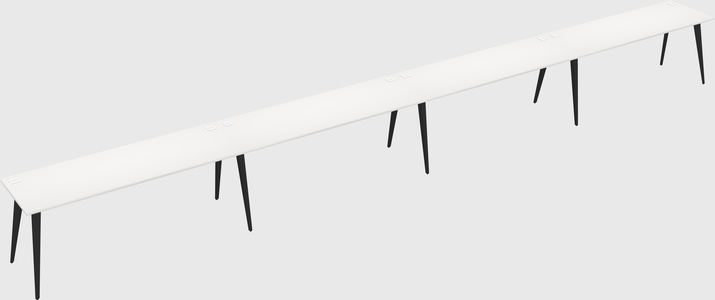 Modern rectangular office desk