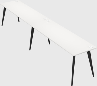 Modern rectangular office desk