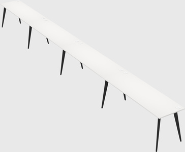 Modern rectangular office desk