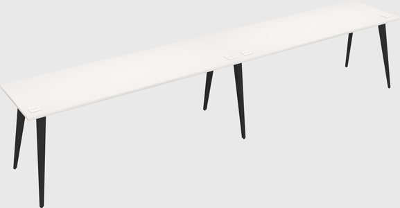 Modern rectangular office desk
