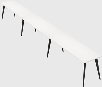 Modern rectangular office desk