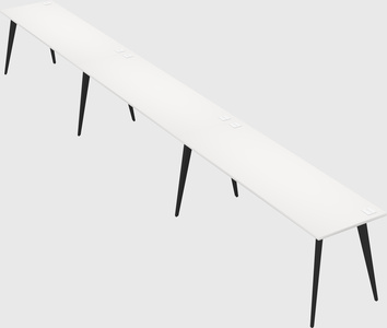 Modern rectangular office desk