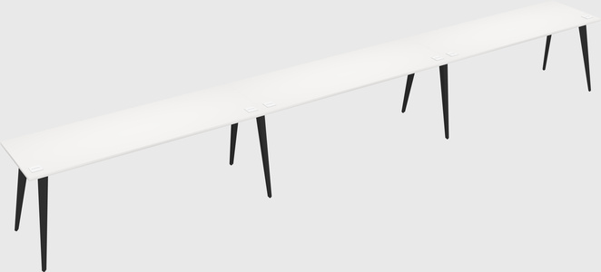 Modern rectangular office desk