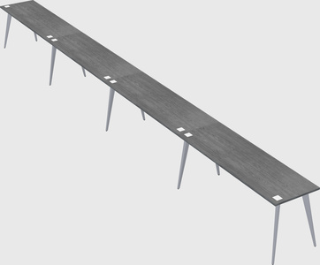 Modern rectangular office desk