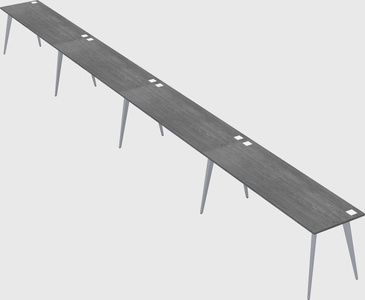 Modern rectangular office desk