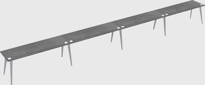 Modern rectangular office desk