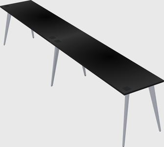 Modern rectangular office desk
