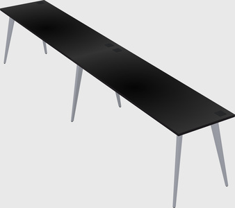 Modern rectangular office desk