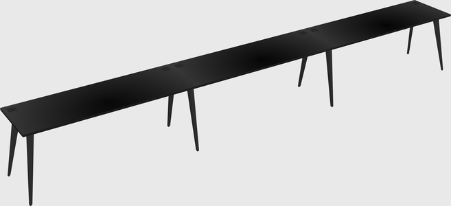Modern Rectangular Office Desk