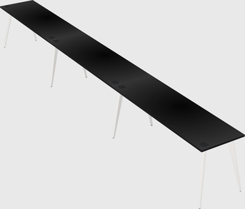 Modern rectangular office desk