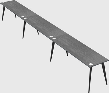Modern rectangular office desk