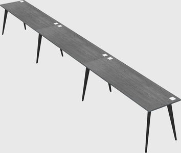 Modern rectangular office desk