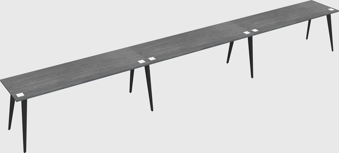 Modern rectangular office desk