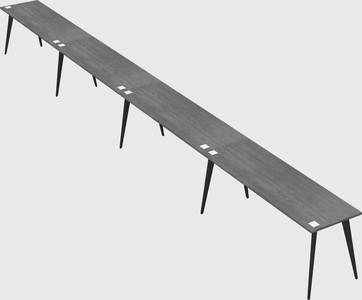 Modern rectangular office desk