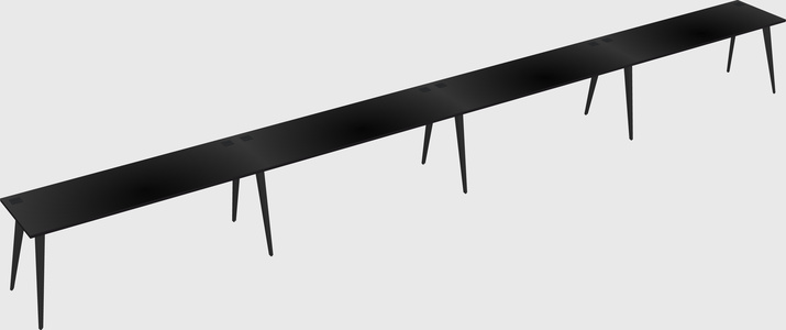 Modern Rectangular Office Desk