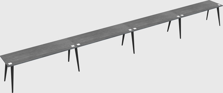 Modern rectangular office desk