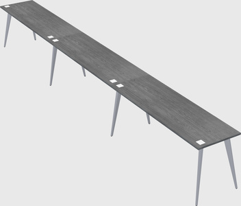 Modern rectangular office desk