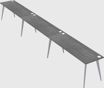 Modern rectangular office desk