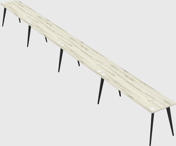 Modern rectangular office desk