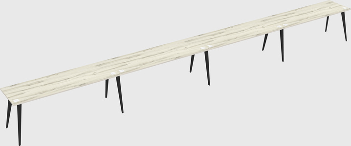 Modern rectangular office desk