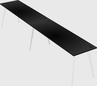 Modern rectangular office desk