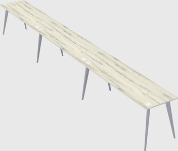 Modern rectangular office desk