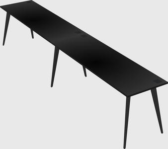 Modern rectangular office desk