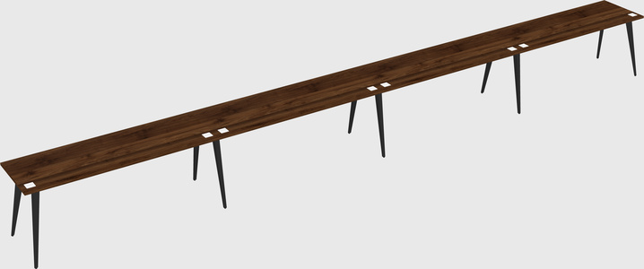 Modern rectangular office desk