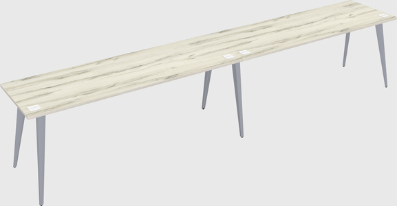 Modern rectangular office desk