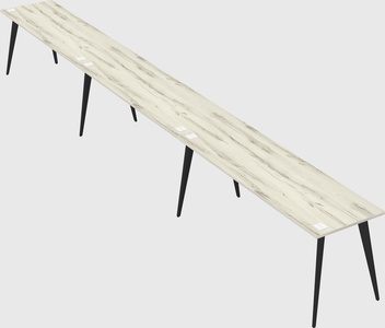 Modern rectangular office desk