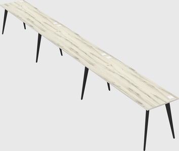 Modern rectangular office desk