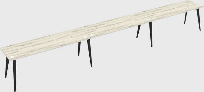 Modern rectangular office desk