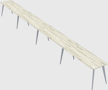 Modern rectangular office desk