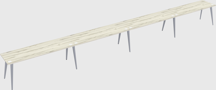 Modern rectangular office desk