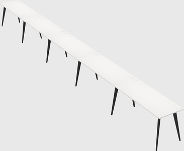 Modern rectangular office desk