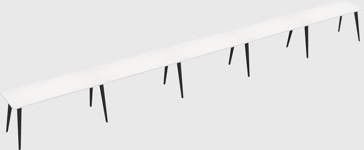 Modern rectangular office desk