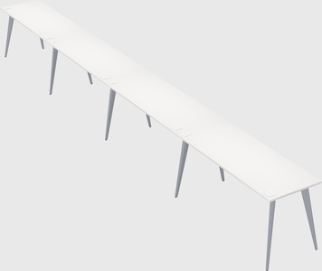 Modern rectangular office desk